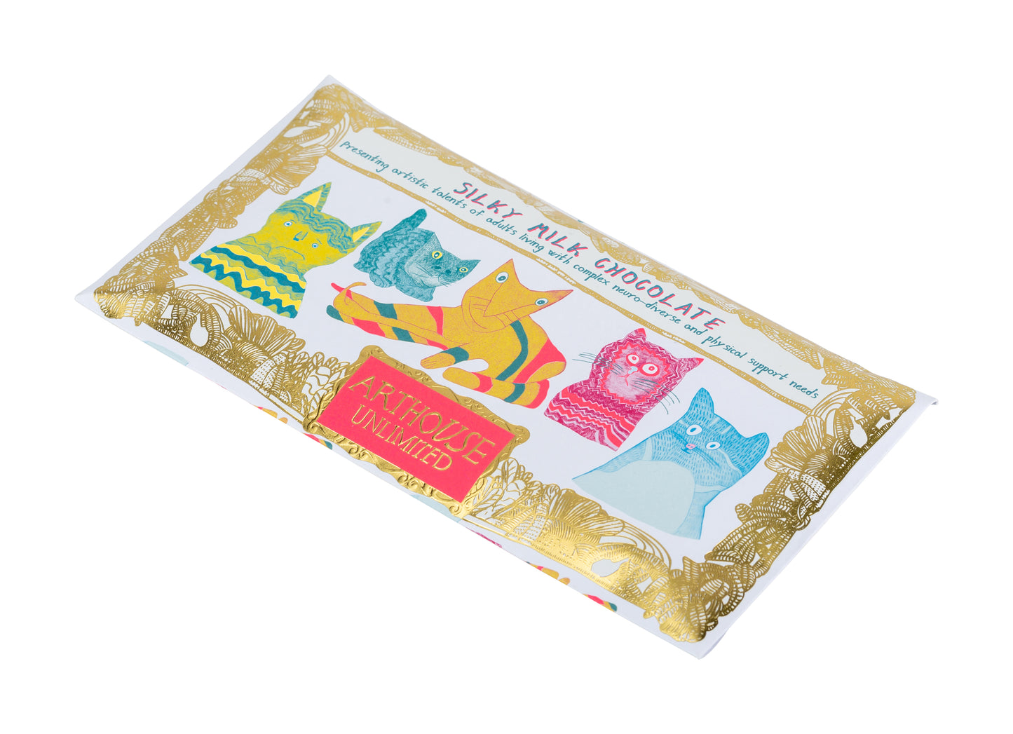 Silky Milk Chocolate - Miaow for now - Gift box with cat illustration