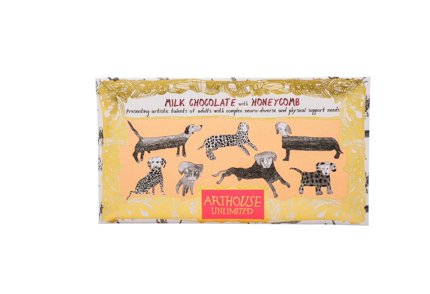 Arthouse Unlimited - Dogalicious Milk Chocolate with Honeycomb