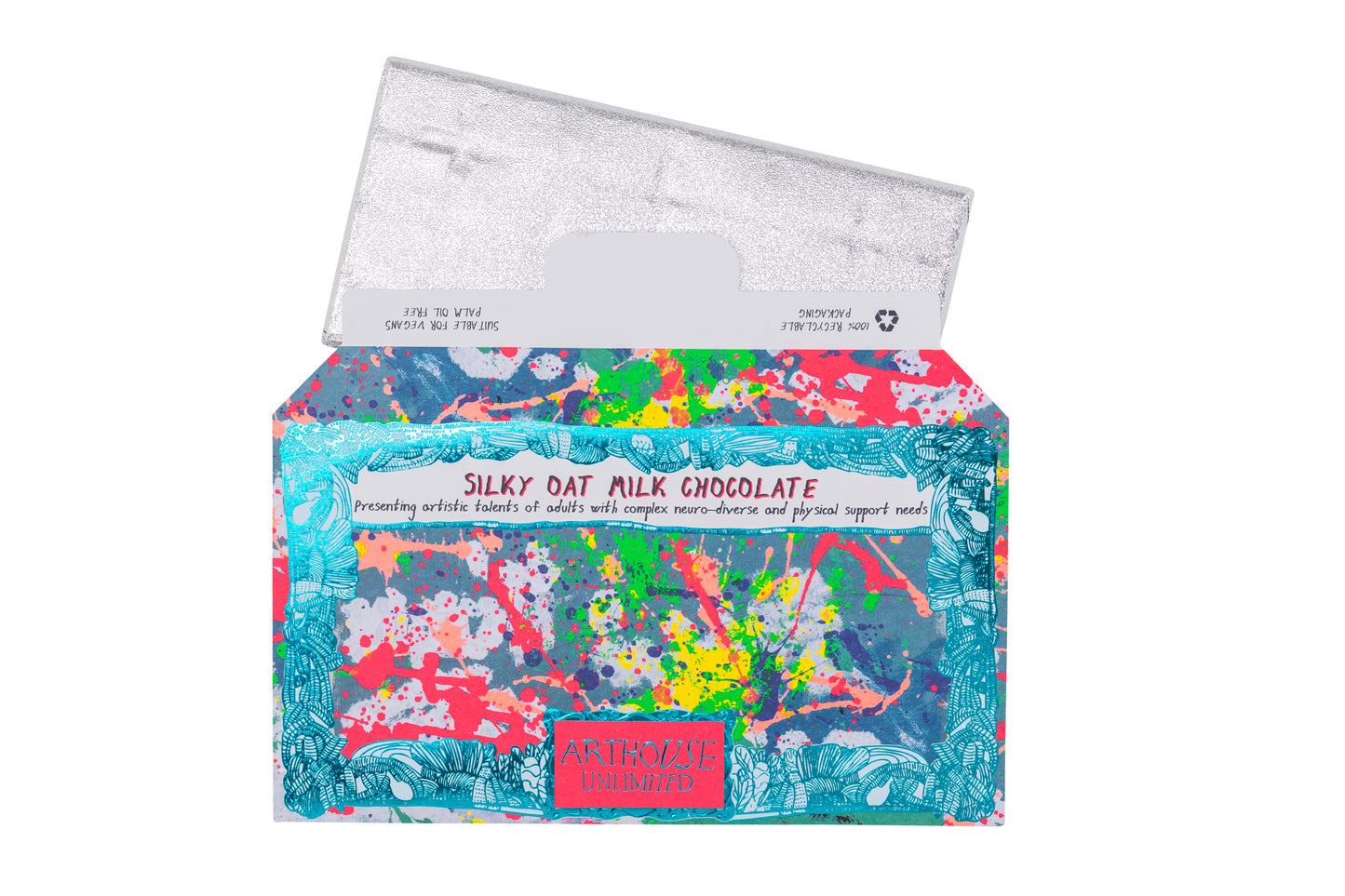 Spring – Oat Milk Chocolate (v) Vegan chocolate with a gift package