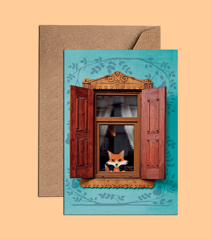 Red Fox Birthday Card (WAC18548)