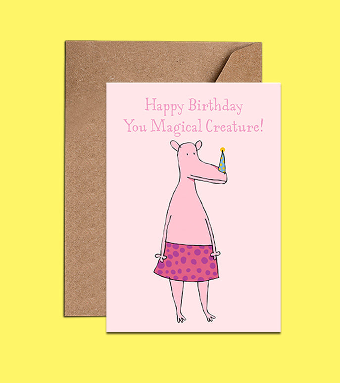 Magical Creature Birthday Card (WAC18152)