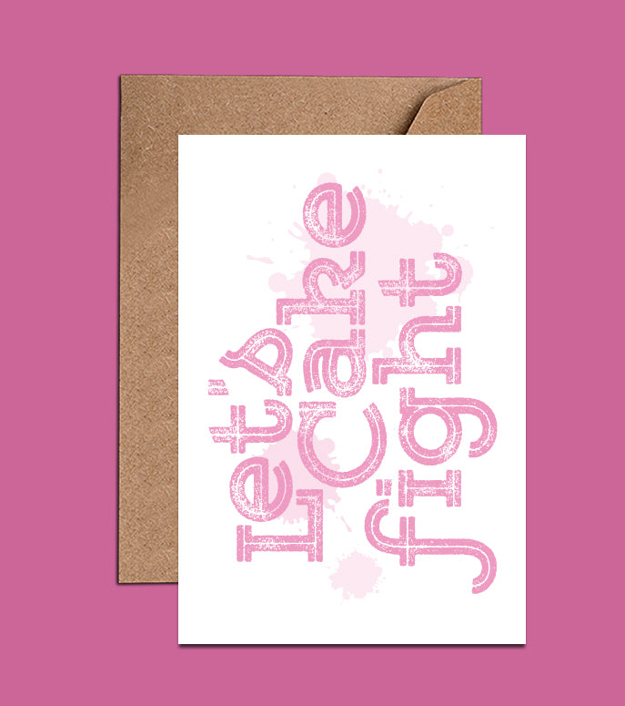 Let's Cake Fight ! - Birthday Card (WAC18521)