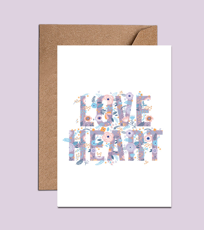 Love Heart Card (WAC18536)