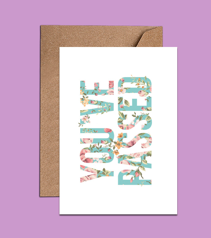 You Passed Card - Congratulations (WAC18542)