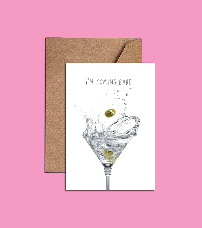 I'm Coming Babe Card (WAC18772)
