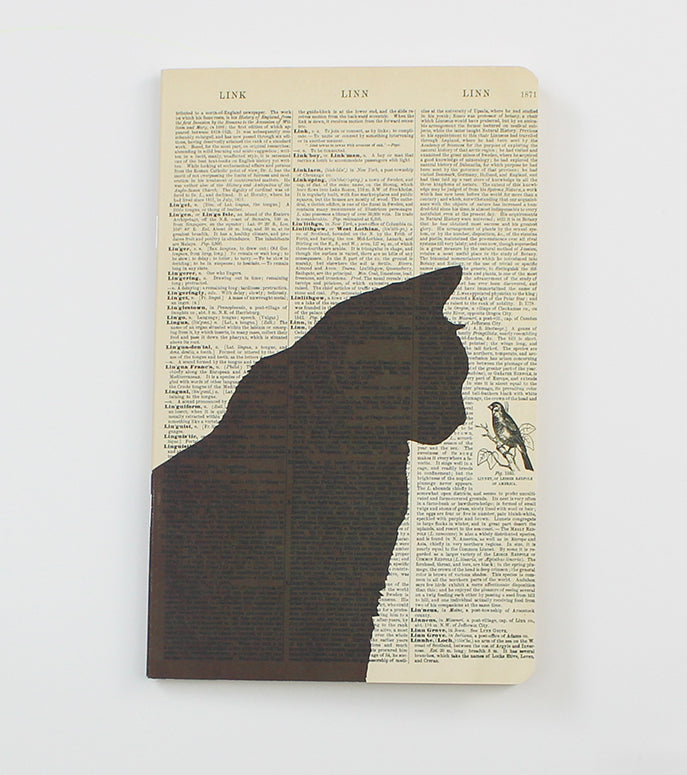 Black Cat Dictionary Art Notebook (WAN18319)