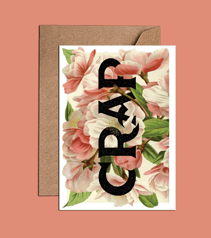 Crap Rude Posh Card (WAC18814)