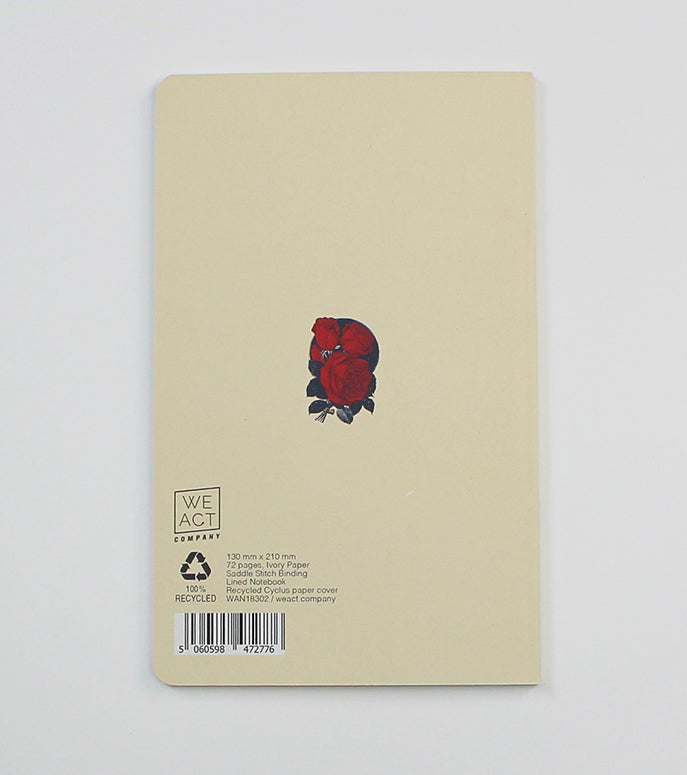 Red Roses Dictionary Art Notebook (WAN18302)