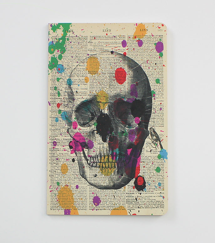 Arty Skull Dictionary Art Notebook (WAN19402)