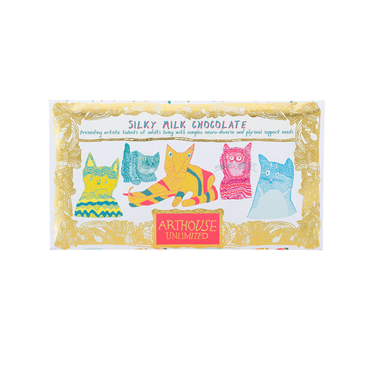 Silky Milk Chocolate - Miaow for now - Gift box with cat illustration