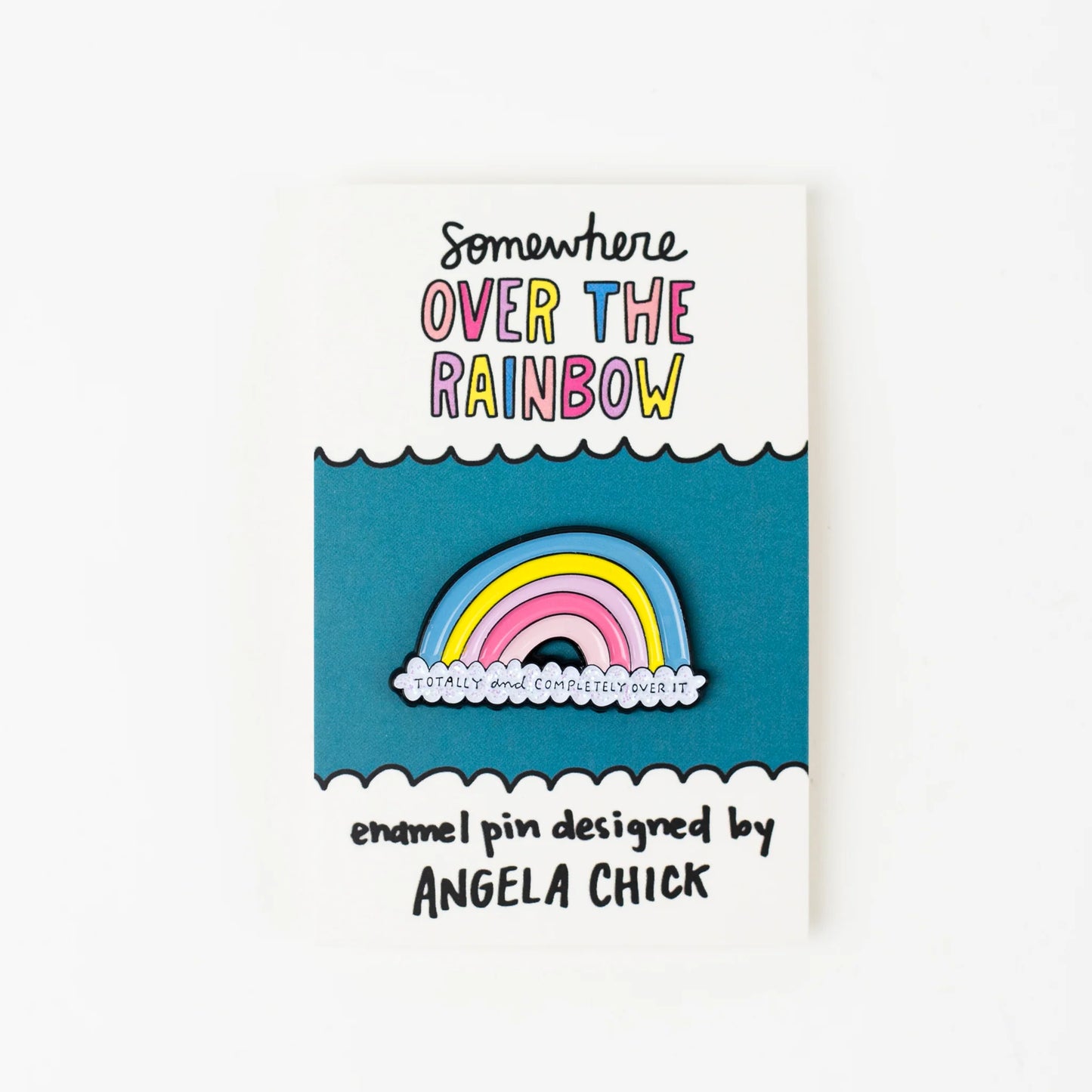 Angela Chick - Somewhere Over the Rainbow Enamel Pin