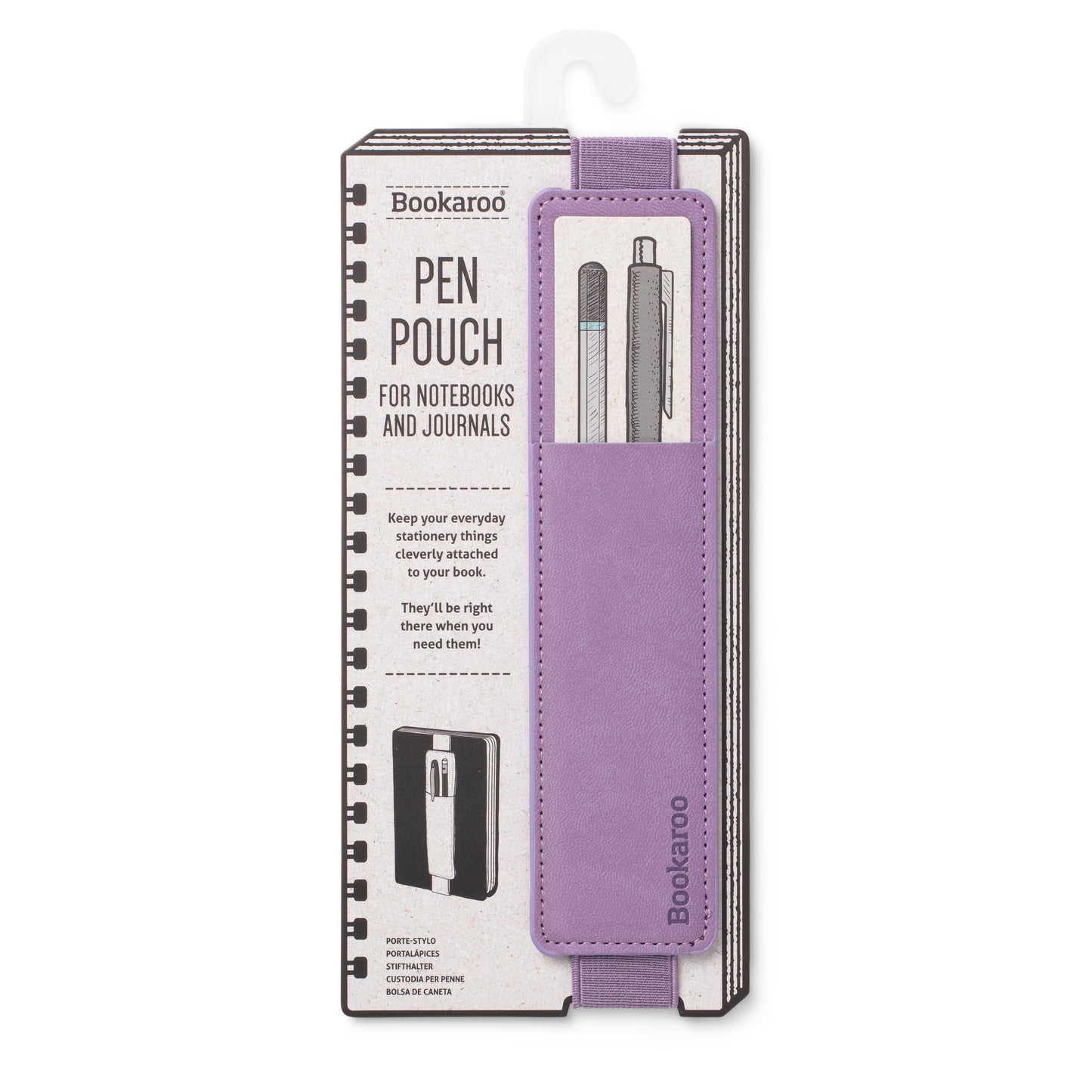 Aubergine Purple pen pouch