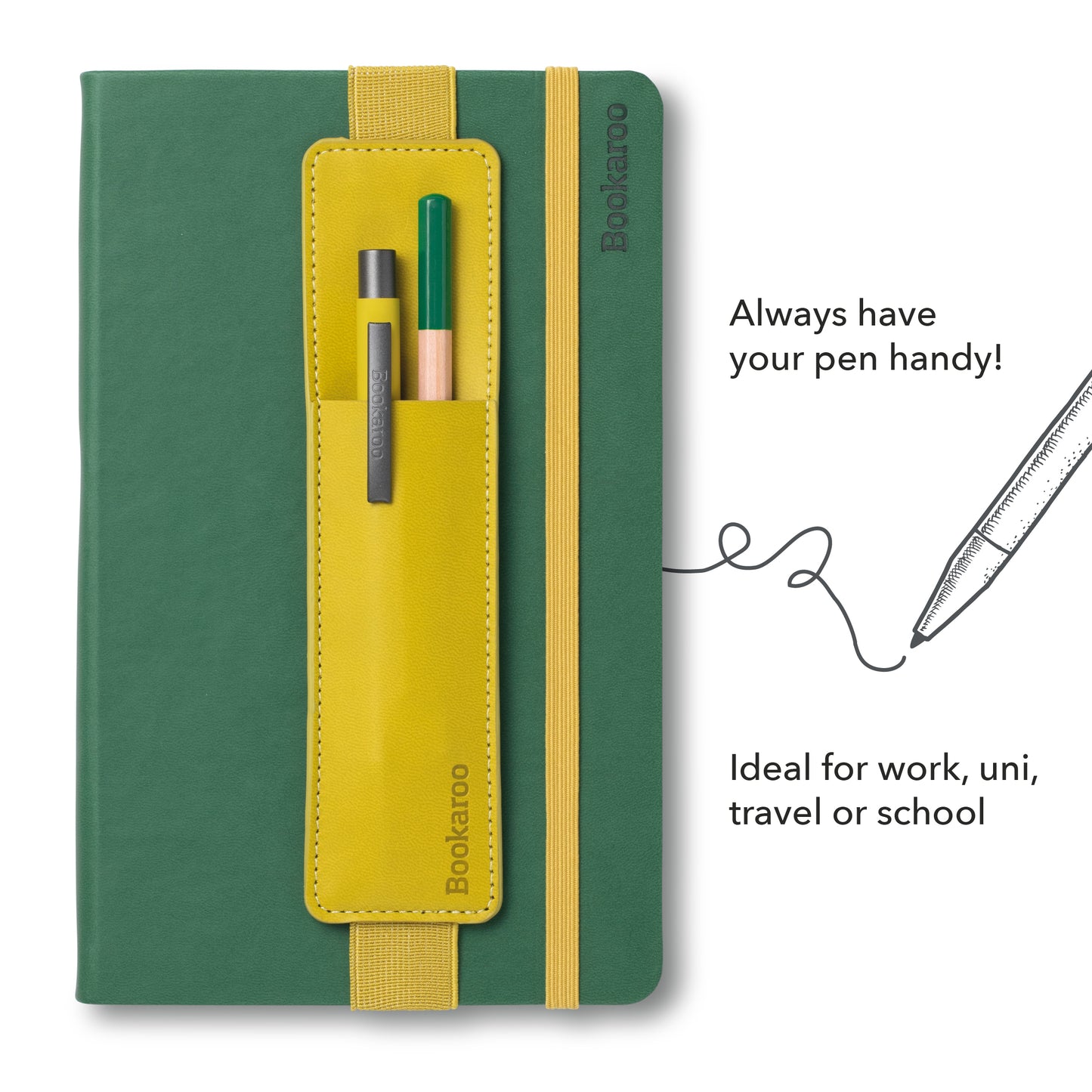Yellow Chartreuse Pen Pouch