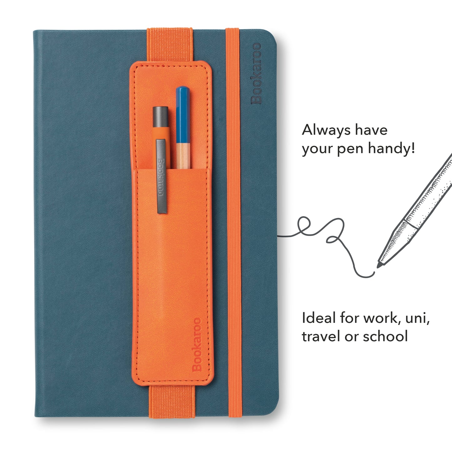 Orange Pen Pouch