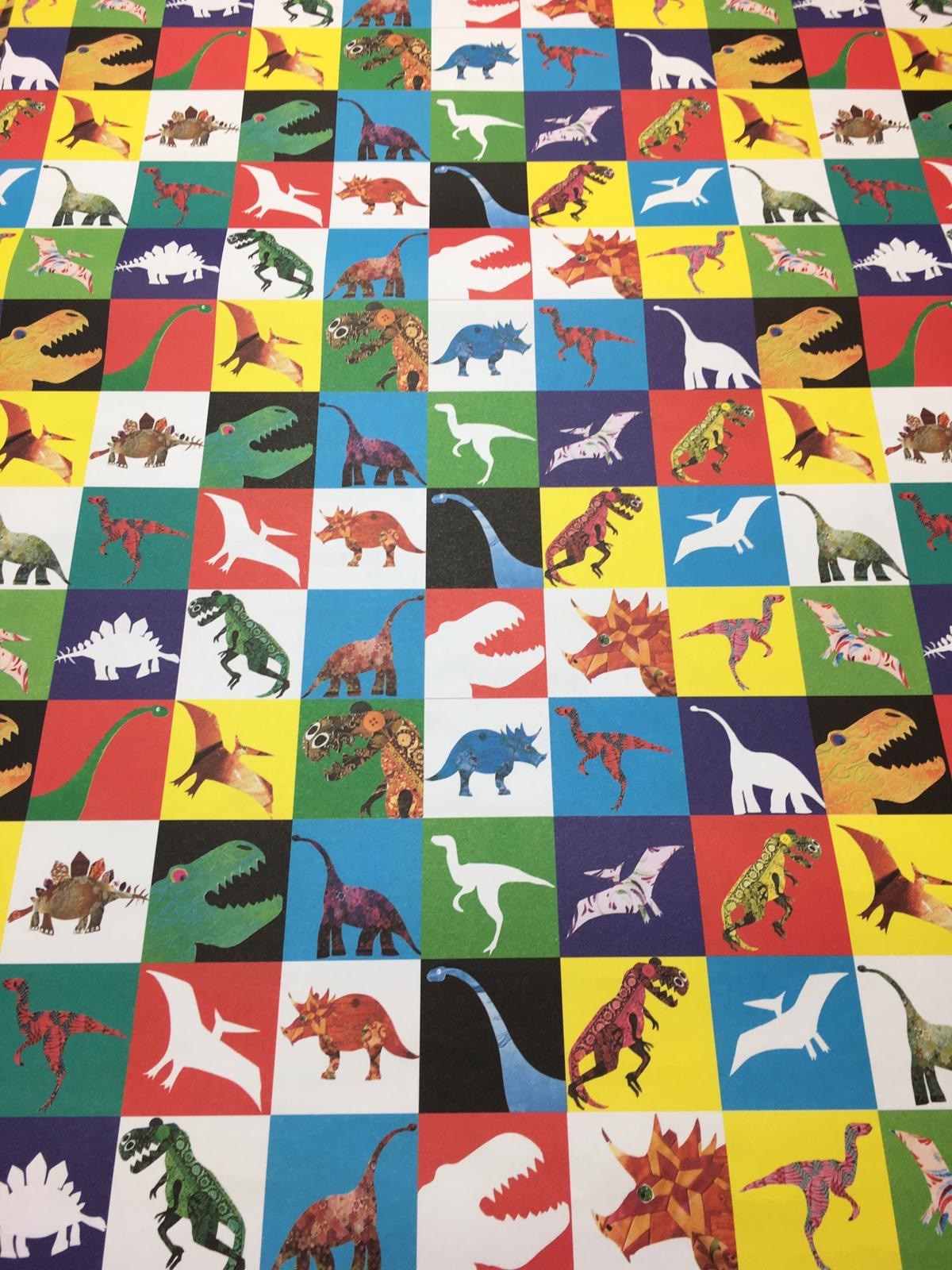 Dinosaurs Giftwrap - Kids Gift Wrapping Paper