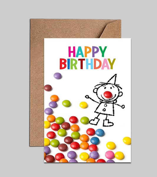 Smarties Birthday Card - Birthday Card For Kids (WAC18128)