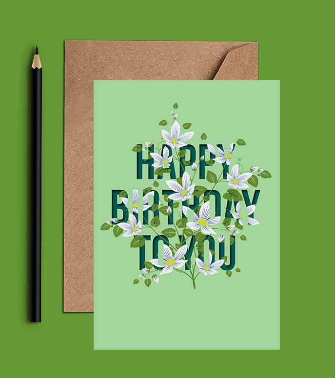 Happy Birthday To You - Birthday Card (WAC18141)
