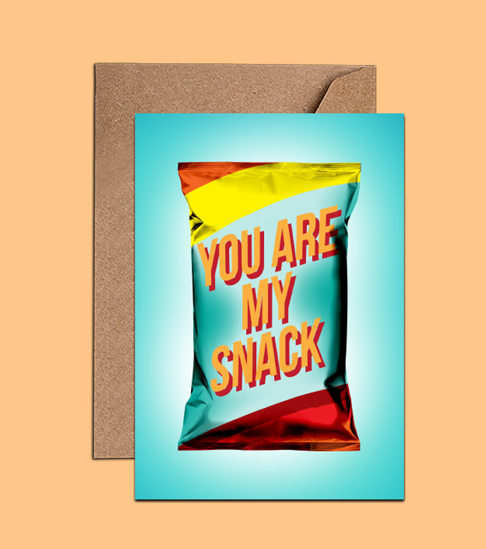 You Are My Snack - Birthday Card - (WAC18506)