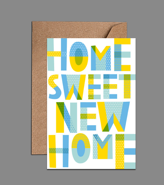Home Sweet Home Card - House warming Card (WAC18509)