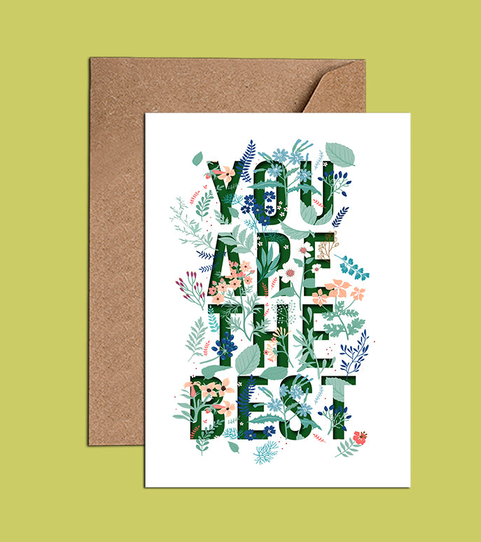 You Are The Best - Motivational Card (WAC18531)