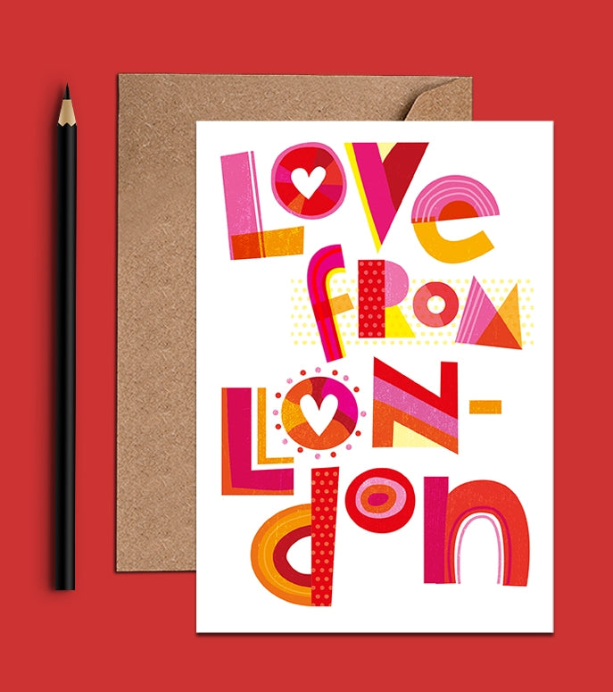 Love from London - London Card (WAC18706)