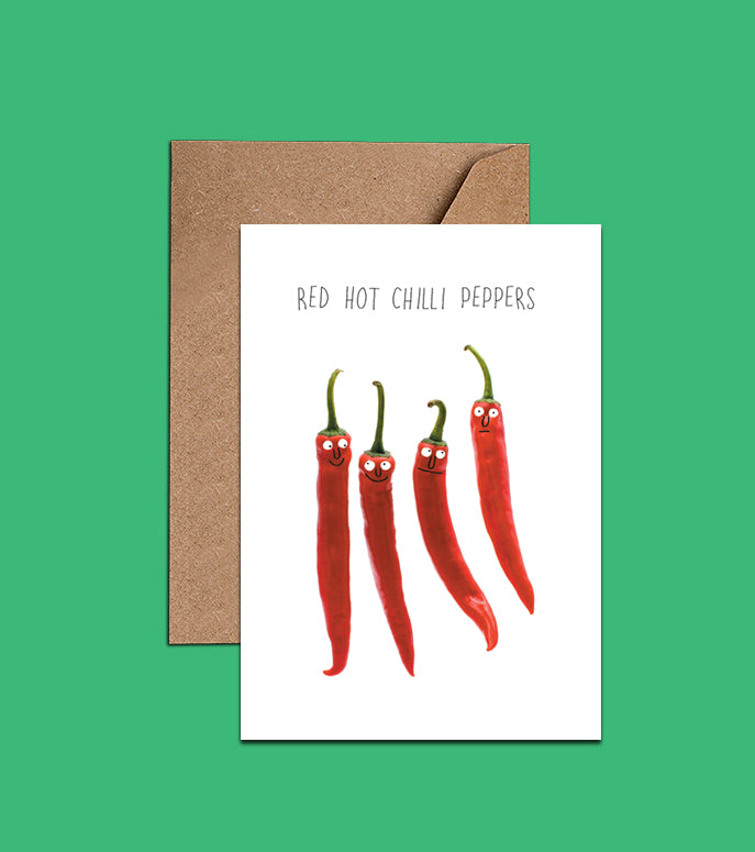 Red Hot Chilli Peppers - Chili Card  (WAC18752)