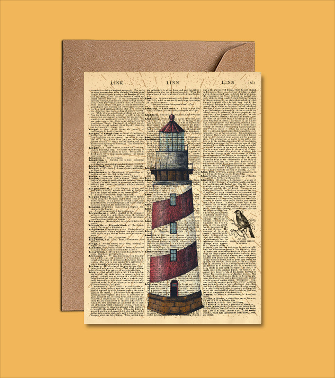 Lighthouse Dictionary Art Card (WAC22502)