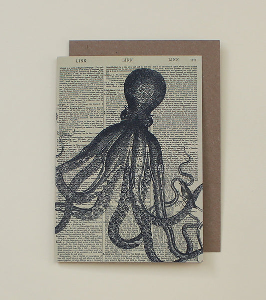 Octopus Dictionary Art Card (WAC19507)