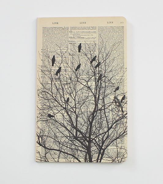 Birds On A Tree Dictionary Art Notebook (WAN18317)
