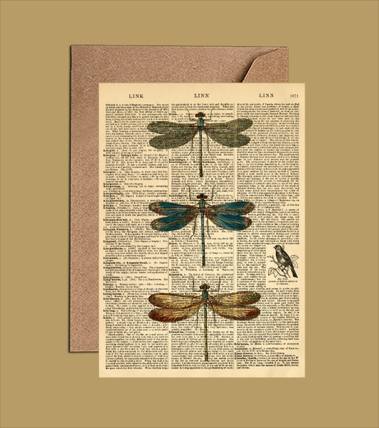 Dragonfly Dictionary Art Card (WAC23500)