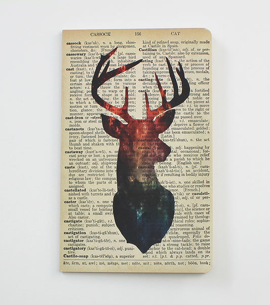 Galaxy Deer Dictionary Art Notebook (WAN20403)