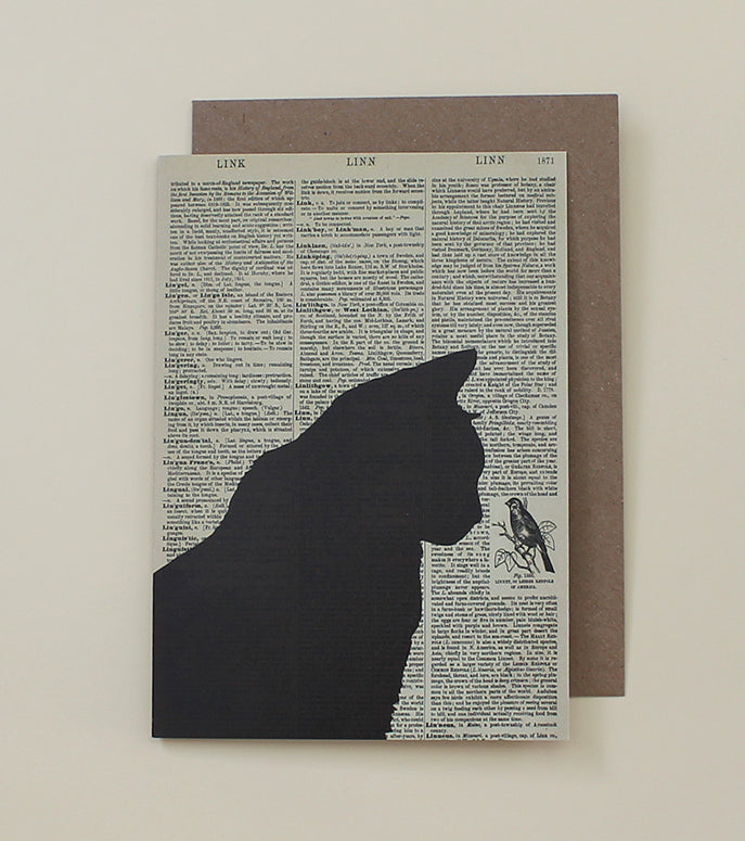Black Cat Dictionary Art Card (WAC19509)