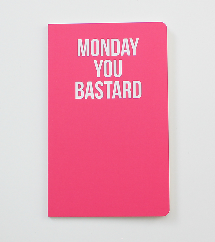Monday You Bastard Notebook (WAN18201)