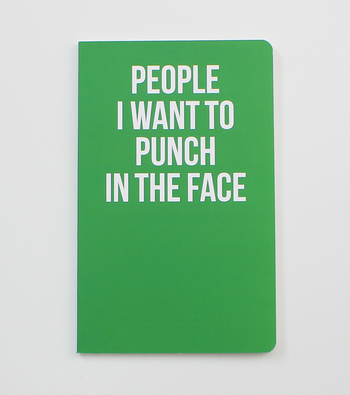 People I Want To Punch In The Face Notebook (WAN18206)