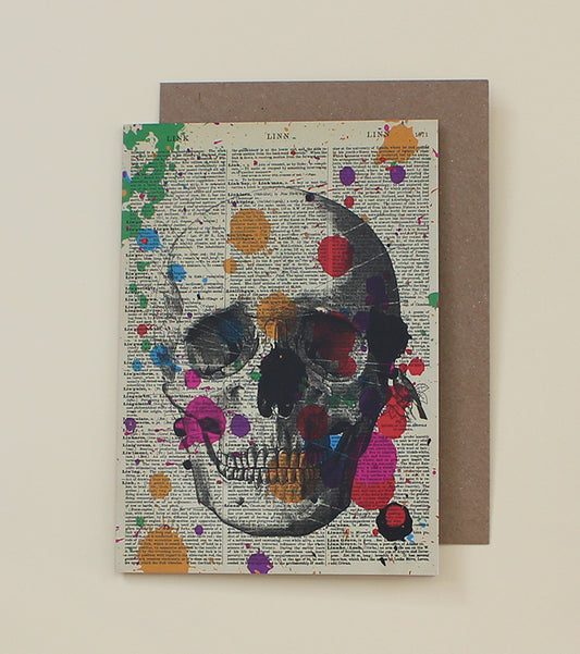 Arty Skull Dictionary Art Card (WAC20512)