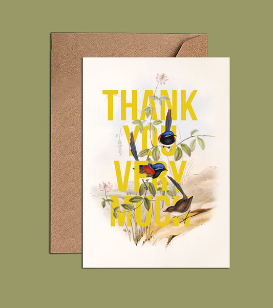Thank You Very Much Card - Thank You Card  (WAC18554)